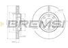 Тормозной диск BREMSI CD7131V (DBB131V)