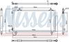 Nissens 94740 Condenser, air conditioning