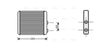 Теплообмінник, опалення салону AVA QUALITY COOLING OL6259