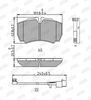 Sada brzdových destiček, kotoučová brzda 2912309561