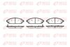 Комплект гальмівних колодок, дискове гальмо REMSA 1173.02 (PCA117302, 24250, D1080-7985, D1181-7985)