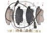 Комплект тормозных колодок, дисковый тормоз OPTIMAL BP-12298 (24486)