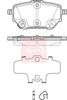 APEC Brake Pad Set, disc brake PAD2381