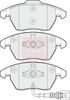 APEC Brake Pad Set, disc brake PAD1731