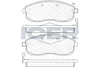 Комплект гальмівних колодок, дискове гальмо ICER 181882 (24280, 24281, 24282, D815-8530)