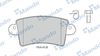 Комплект тормозных колодок, дисковый тормоз MANDO MBF015027