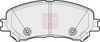 APEC Brake Pad Set, disc brake PAD2144