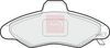APEC Brake Pad Set, disc brake PAD1021
