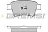 Набір гальмівних прокладок, дискове гальмо BREMSI BP3331 (24540, SPB331)