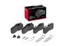 BREMBO Brake Pad Set, disc brake P A6 128S