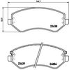 BREMBO Brake Pad Set, disc brake P 37 007