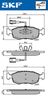 Комплект тормозных колодок, дисковый тормоз SKF VKBP 80146 E (23209, 23907)