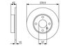 Гальмівний диск BOSCH 0986479 S52 (BD1935, E1 90R-02C0355/0111)