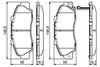Bosch Brake Pad Set 0 986 461 142 (0986461142)