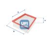 Повітряний фільтр UFI 30.687.00
