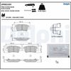 Комплект гальмівних колодок, дискове гальмо DELPHI LP5021EV