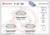 BREMBO Brake Pad Set, disc brake P 23 198