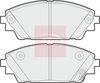 APEC Brake Pad Set, disc brake PAD1968
