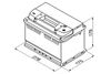 Bosch Starter Battery 0 092 S40 070