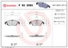 комплект спирачно феродо, дискови спирачки