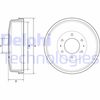 Тормозной барабан DELPHI BF559