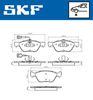 комплект спирачно феродо, дискови спирачки