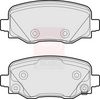 APEC Brake Pad Set, disc brake PD3751