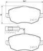 HELLA Brake Pad Set, disc brake 8DB 355 012-851