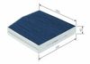BOSCH Filter, cabin air 0 986 628 645