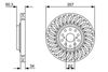 Гальмівний диск BOSCH 0 986 479 V74 (BD2479)