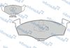 Комплект тормозных колодок, дисковый тормоз MANDO MBF015116