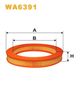 Повітряний фільтр WIX FILTERS WA6391