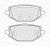 Ferodo Brake Pad Set, disc brake FDB5490