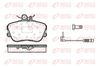 Комплект тормозных колодок, дисковый тормоз REMSA 0445.02 (PCA044502, 21439)