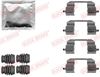 Комплектуючі, колодки дискового гальма QUICK BRAKE 109-1844