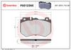 BREMBO Brake Pad Set, disc brake P50123NX