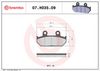 BREMBO Brake Pad Set, disc brake 07HO3509