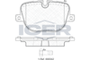 Комплект гальмівних колодок, дискове гальмо ICER 181952 (25085, D1427-8544)