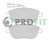 Комплект тормозных колодок, дисковый тормоз PROFIT 5000-1467