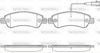 Комплект тормозных колодок, дисковый тормоз WOKING P13383.02 (PSA1338302, 24465, 22041, D1490-8690)