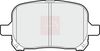 APEC Brake Pad Set, disc brake PAD962