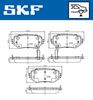 комплект спирачно феродо, дискови спирачки