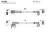 Комплект проводов зажигания TESLA T707B