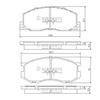 Комплект тормозных колодок, дисковый тормоз NIPPARTS J3602039