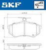 комплект спирачно феродо, дискови спирачки
