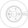 Borg & Beck brake disc pair - BBD5544