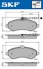 Комплект гальмівних колодок, дискове гальмо SKF VKBP 80048 E (24595, 24596, 24608)