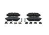Комплект гальмівних колодок, дискові гальма BOSCH 0 986 494 616 (BP341, 23490, 7670-D798, 90R-010125/003)