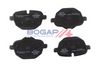 Комплект тормозных колодок, дисковый тормоз BOGAP B8210150 (8708309990)