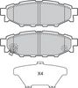 комплект спирачно феродо, дискови спирачки